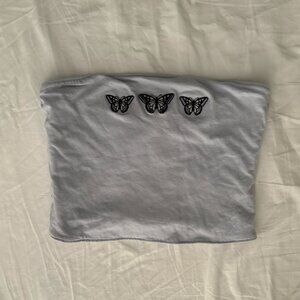 Abercrombie Butterfly Tube Top